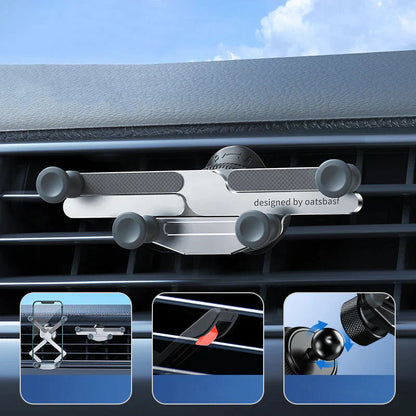 Sleek Car Phone Mount with 360-Degree Rotation