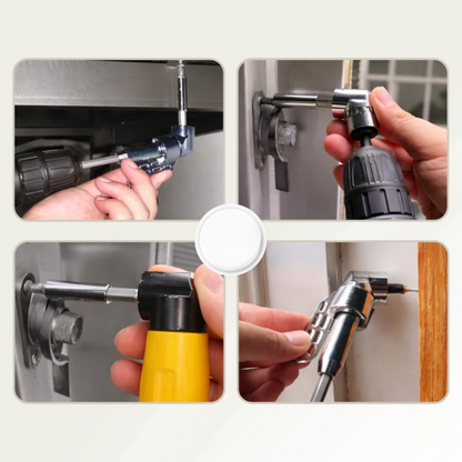 Compact 105° Drill Adapter for Tight Spaces