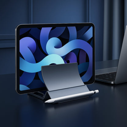 Versatile Aluminum Laptop Stand – Compact Cooling Solution