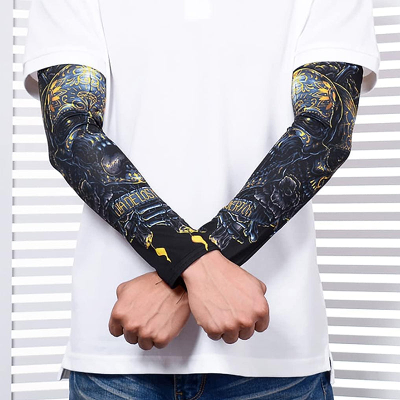 Men's Cooling Arm Sleeves for Ultimate Sun Protection