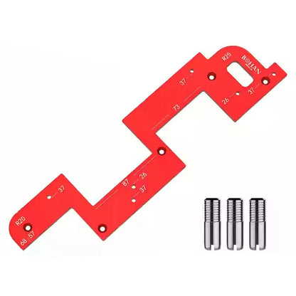 Invisible Handle Cutout Template for Seamless Cabinet Design