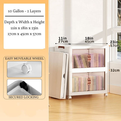 Stackable Storage Bins for Organizing Supplies