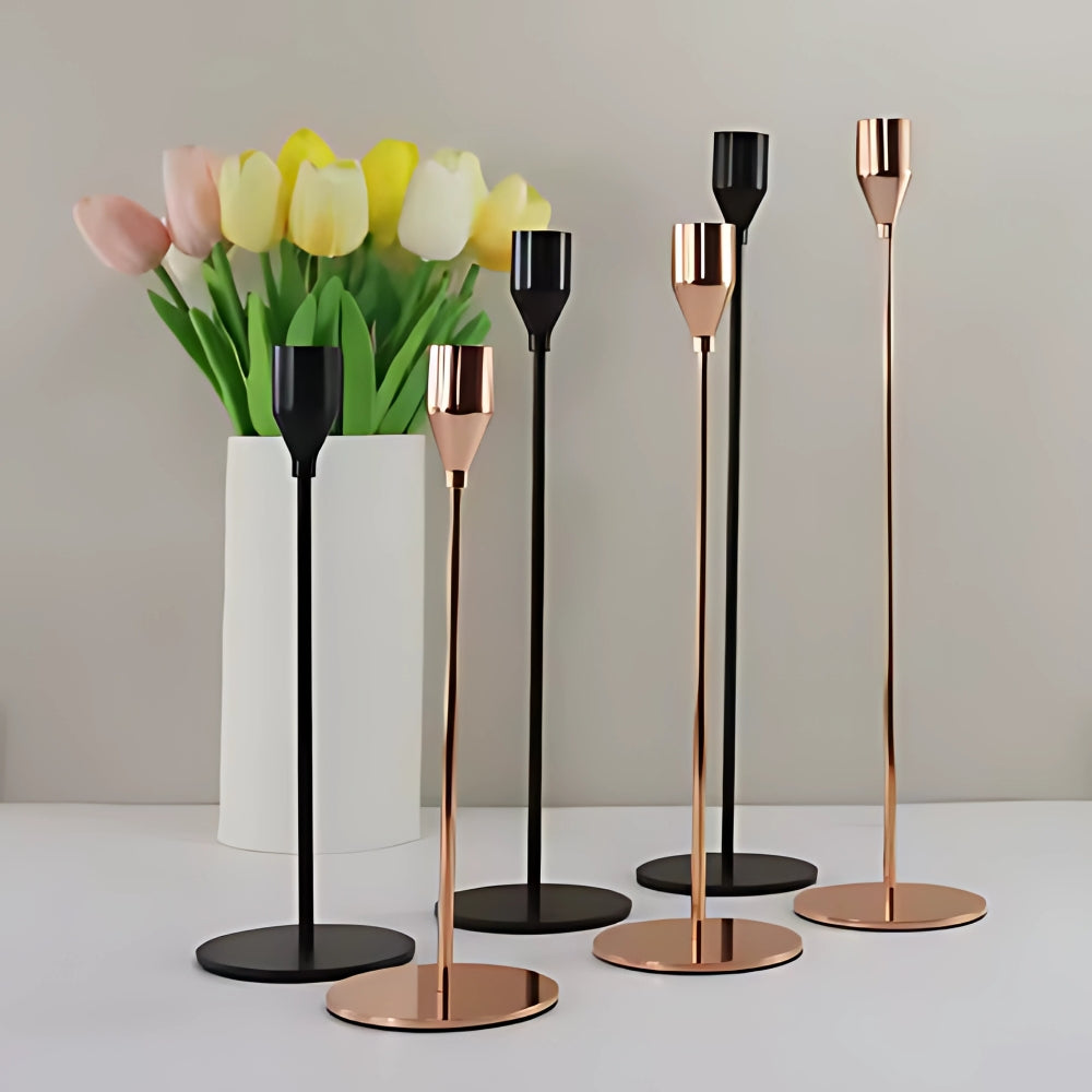 Elegant Trio Candle Stand Set for Modern Homes