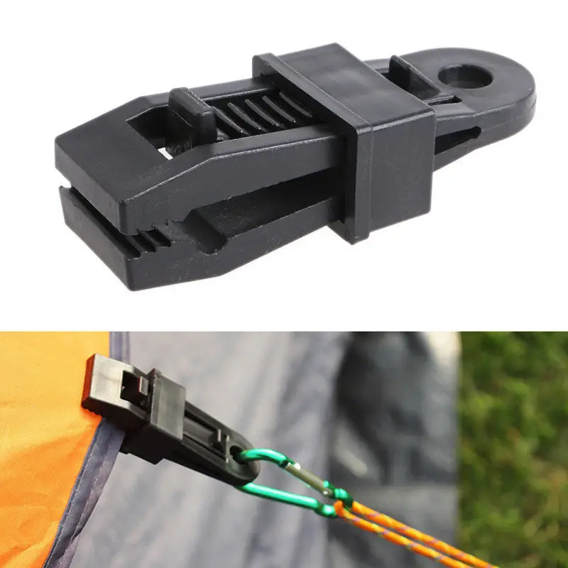 Heavy-Duty Adjustable Tarp Clips for Secure Outdoor Use