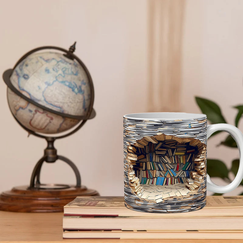3D Mug with Library Note Design