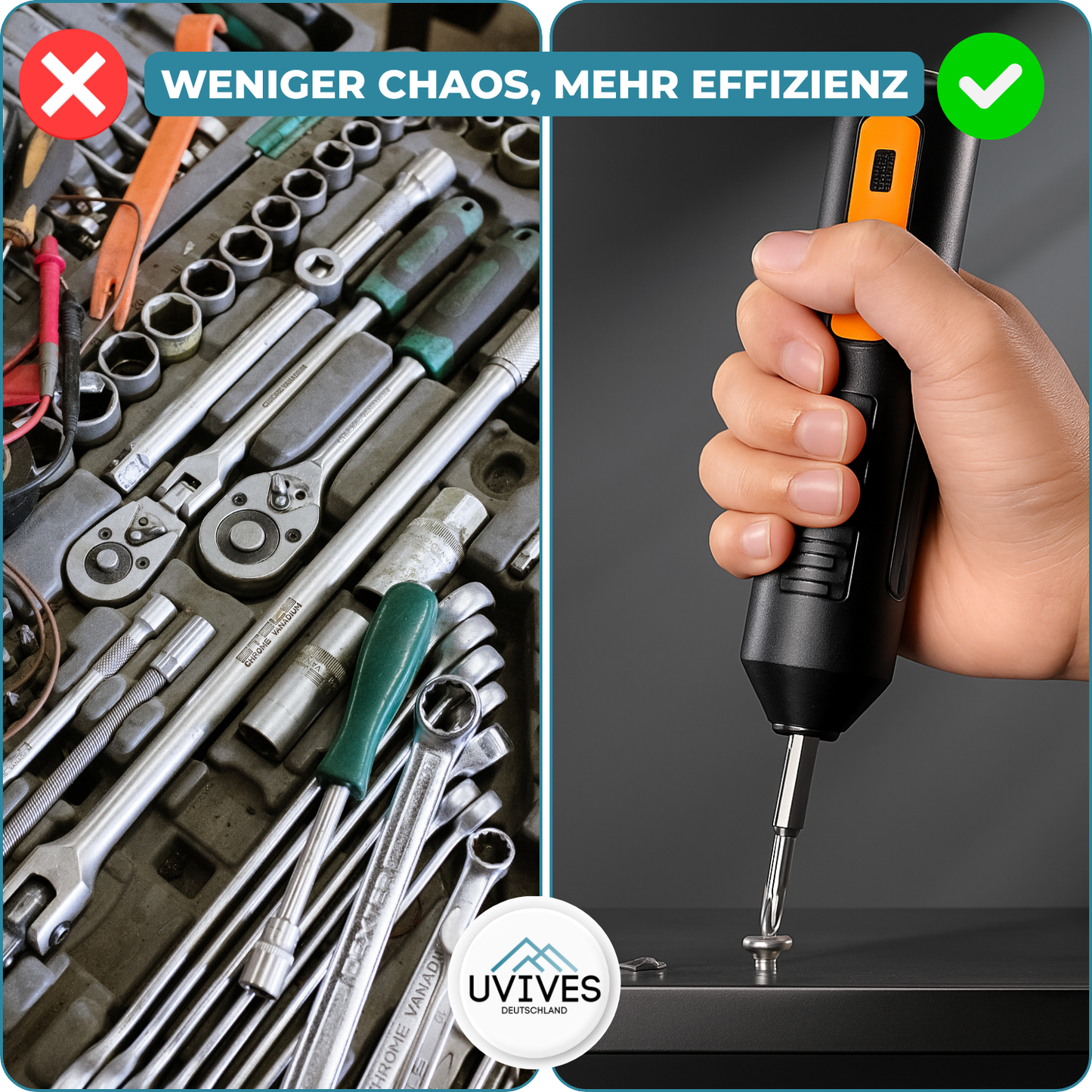 Button-Activated Screwdriver for Effortless Screw Insertion