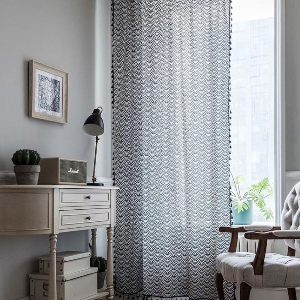 Nautical Elegance Light Filtering Drapes