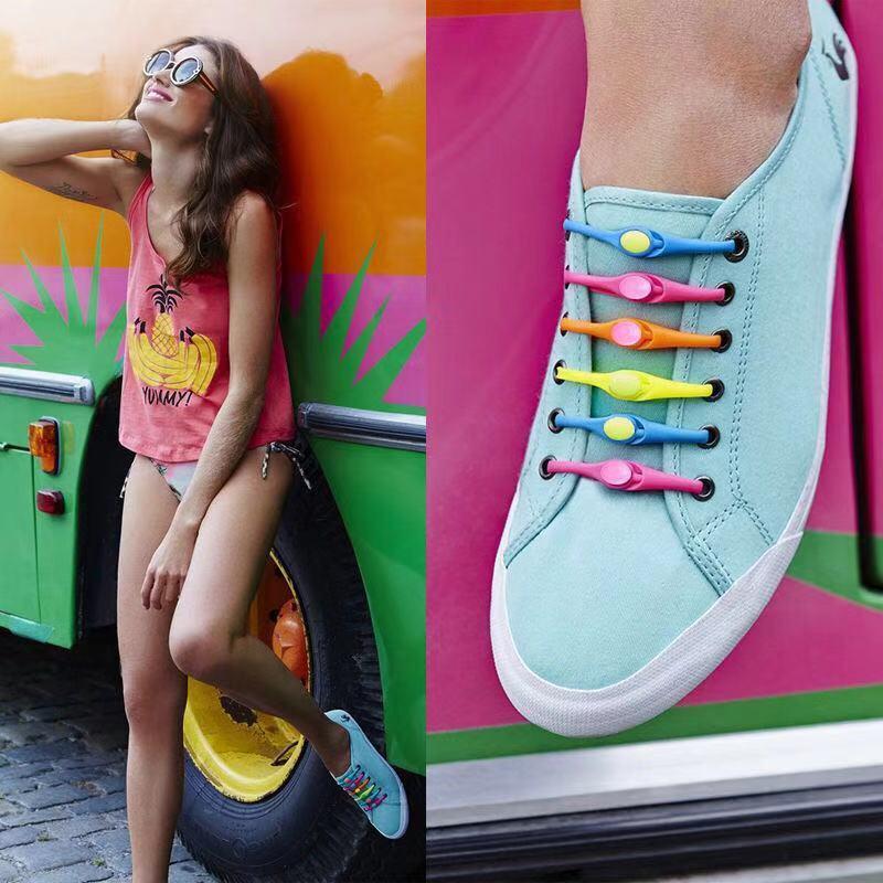Waterproof Silicone Shoelaces - Buy 3, Get 3 Free [Last Day Sale]