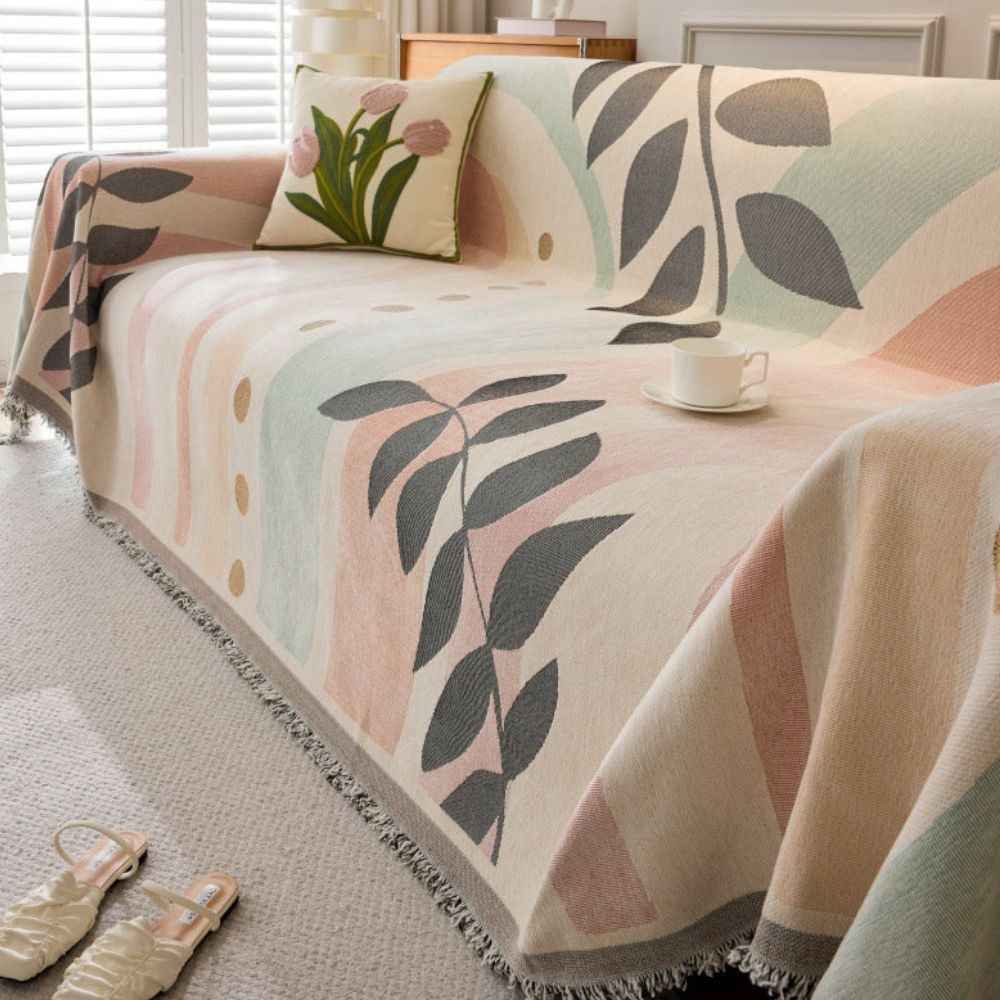 Dual-Style Cozy Couch Cover
