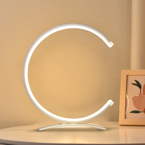 Modern Touch LED Accent Lamp - 3/4 Circle Table Light
