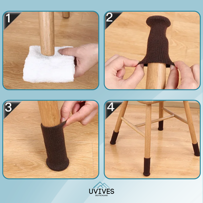 5+5 FREE | Floor Protector - Sound Dampening for Floors and Chairs