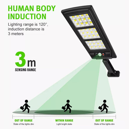 Solar-Powered Motion-Activated Outdoor Light