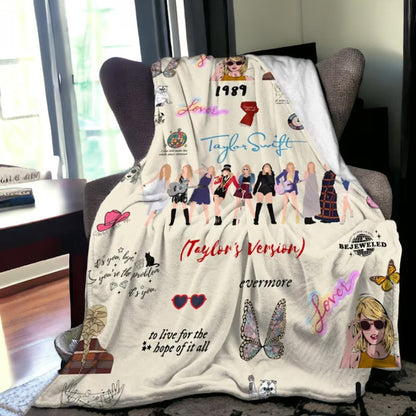 Nap Blanket for Travel and Home Office Use - Swiftmas Design