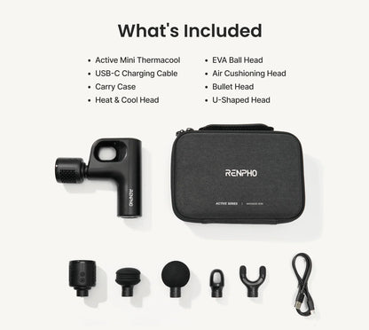 Portable Muscle Relief Gun | Heat & Cold Therapy Massage Device