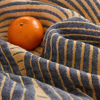 Luxurious 4-Layer Reversible Cotton Quilt for All Seasons