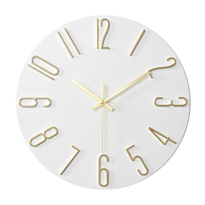 Modern Silent Wall Clock for Living Room – Elegant Timepiece