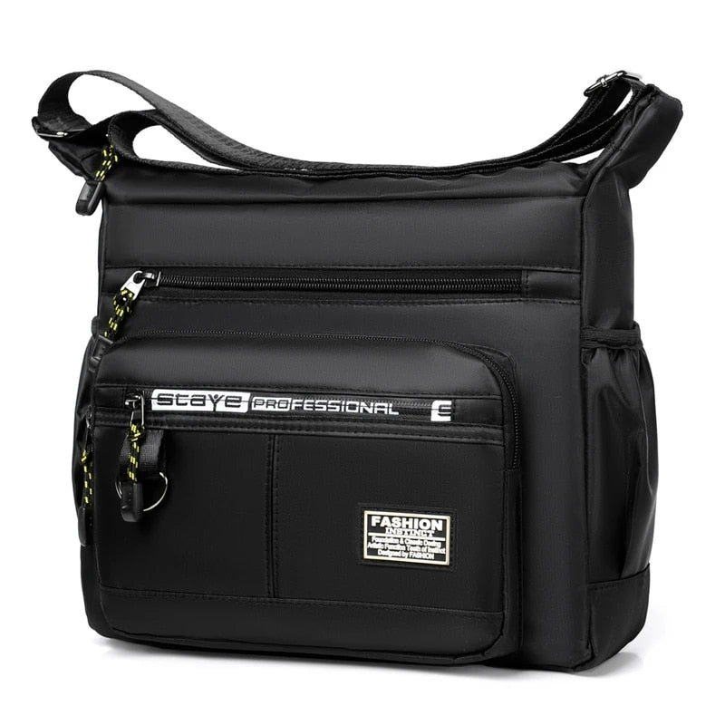Stylish Multi-Pocket Messenger Bag for Men