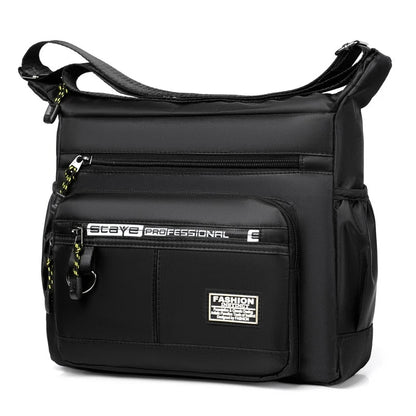 Stylish Multi-Pocket Messenger Bag for Men