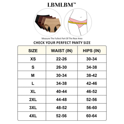 Leak-Proof Underwear 4-Pack for Maximum Comfort