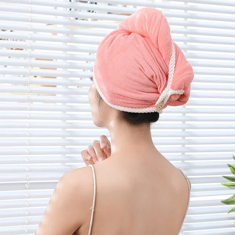 Double-Layered Quick-Dry Hair Wrap for Effortless Styling