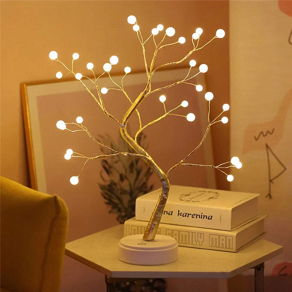 LED Fairy Tree Lights for a Warm and Inviting Room Ambiance