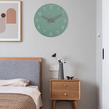 Minimalist Wooden Wall Clock