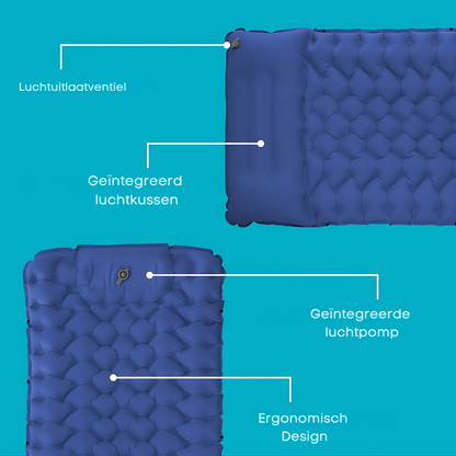 Self-Inflating Air Sleeping Mat – Lightweight, Compact, 10 cm Thickness