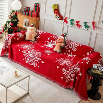 Festive Flurry Sofa Protector
