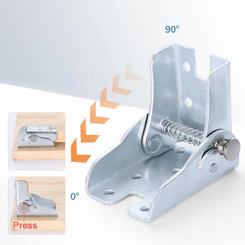 Self-Locking 90-Degree Hinged Hinge