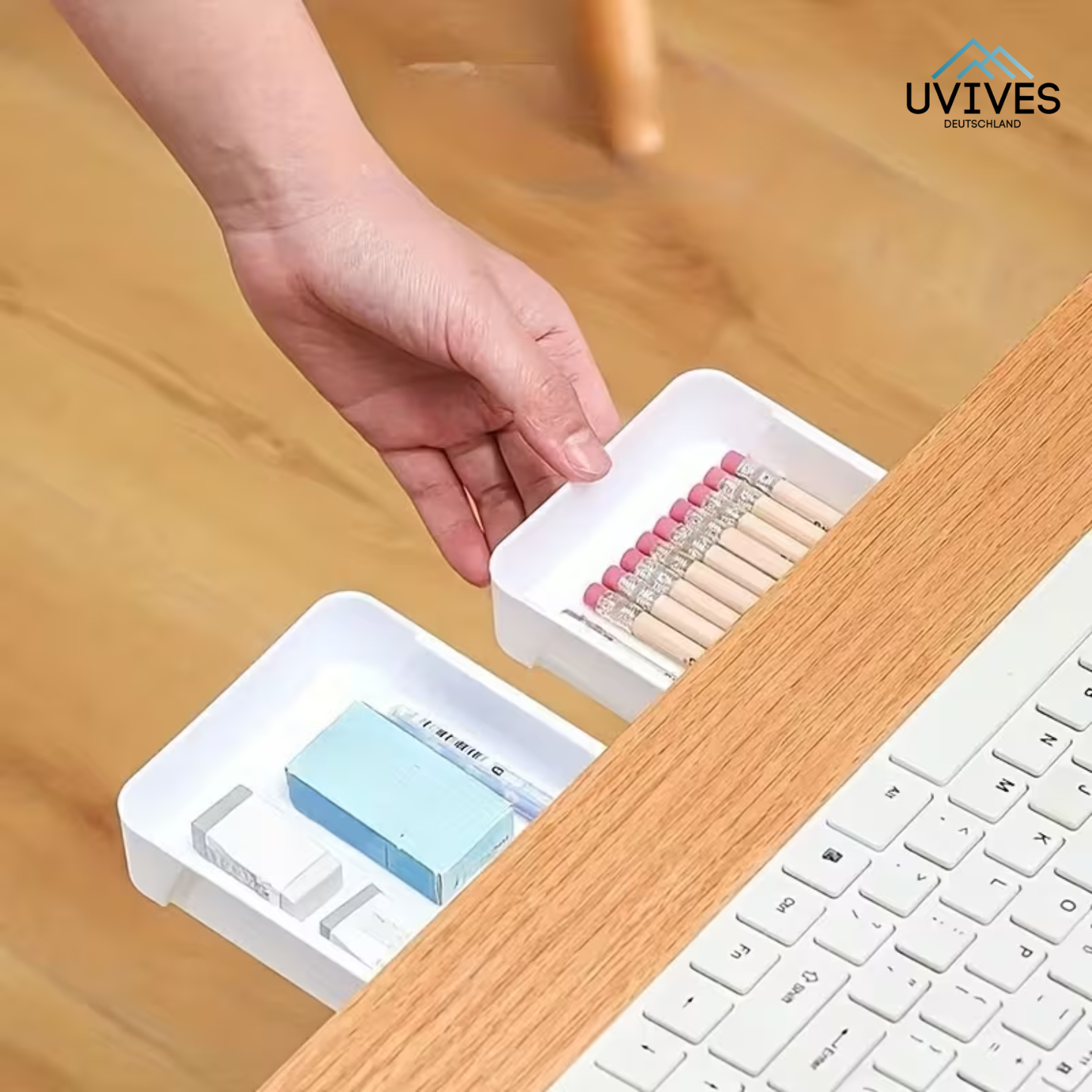 Get 2, Get 1 Free | Secret Drawer - Instant Desk Clutter Removal for Peak Productivity
