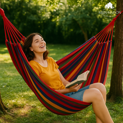 Canvas Hammock with Anti-Slip Design | Holds up to 200 kg