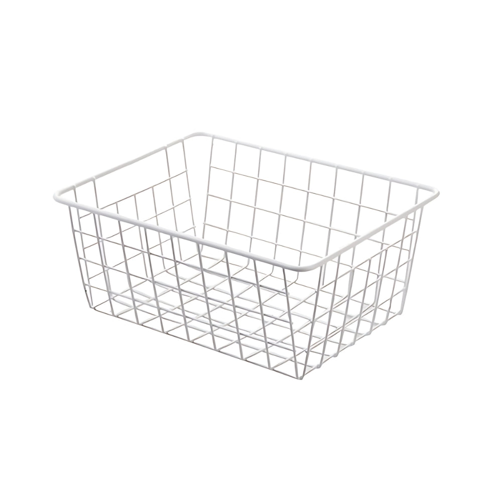 Stylish Iron Storage Basket for Organized Living