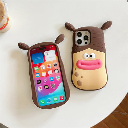Cartoon Frog Phone Case – Charming Gift Option