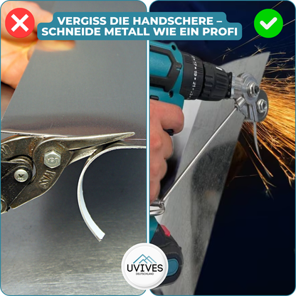 Easy Metal Cutting Tool for Quick and Clean Sheet Metal Cuts