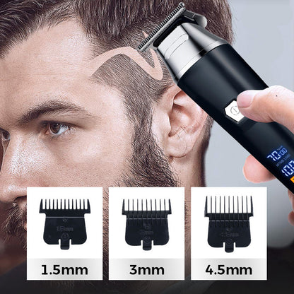 Professional Electric Hair Clipper with Digital Display – Ergonomic Design – Precision Cutting