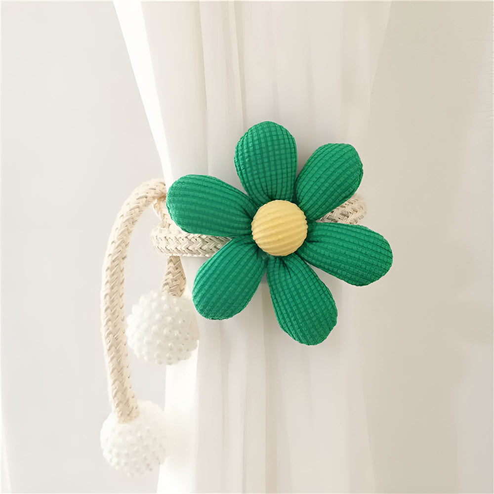 Charming Floral Curtain Holders for a Stylish Touch