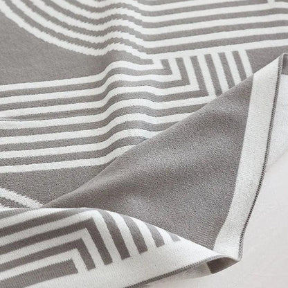 Cozy Haven Reversible Knit Throw Blanket