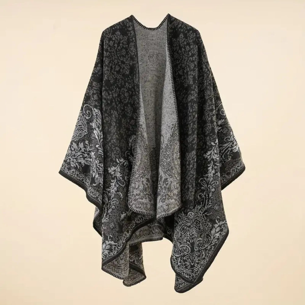 Elegant Jacquard Blanket Wrap for All Seasons