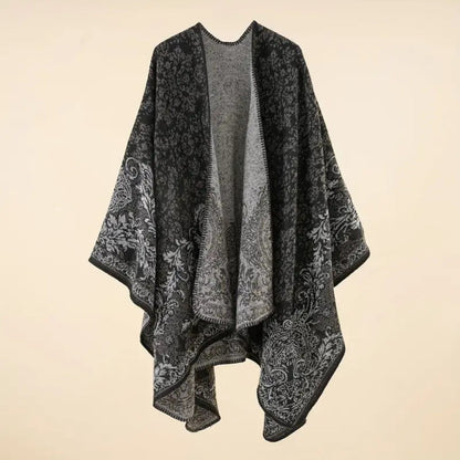 Elegant Jacquard Blanket Wrap for All Seasons