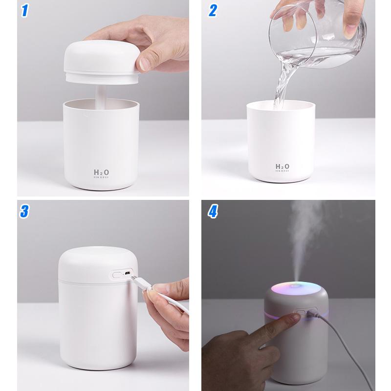 Portable Mist Maker | Ultrasonic Aroma Diffuser with USB Power
