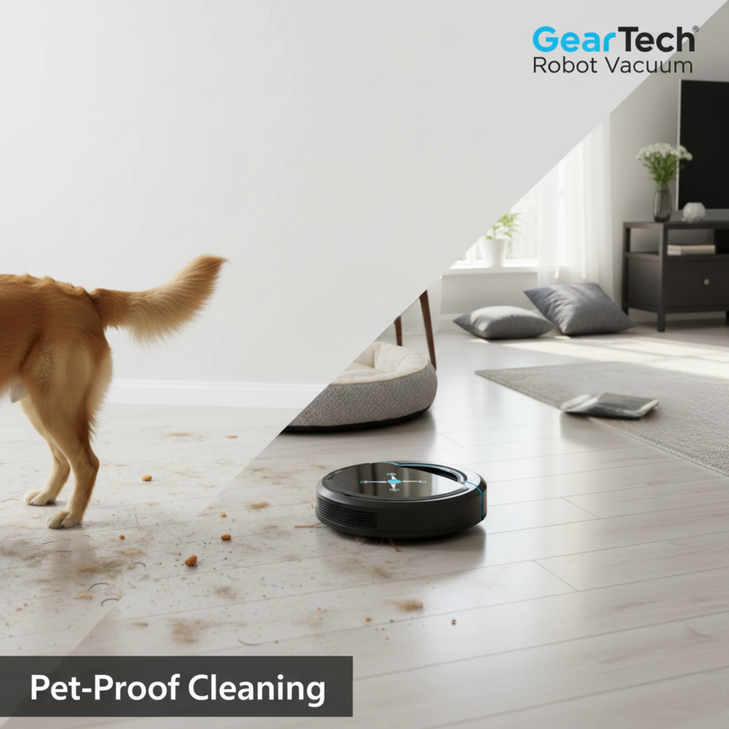 Intelligent 3-in-1 Robot Vacuum for Automatic Floor Cleaning