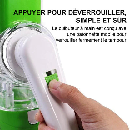 Rotary Grater and Vegetable Slicer - 3-in-1 Kitchen Tool