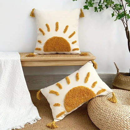 Radiant Dawn Bohemian Pillow Cover