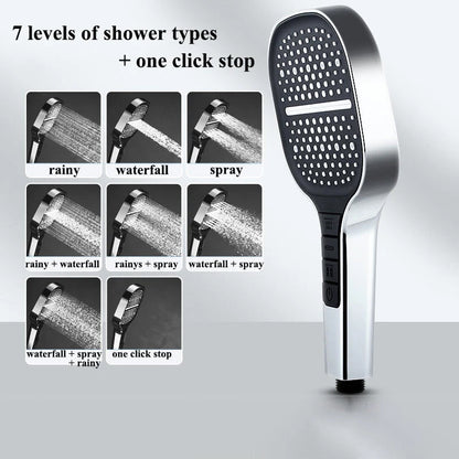 Versatile 7-Setting Showerhead for Ultimate Relaxation