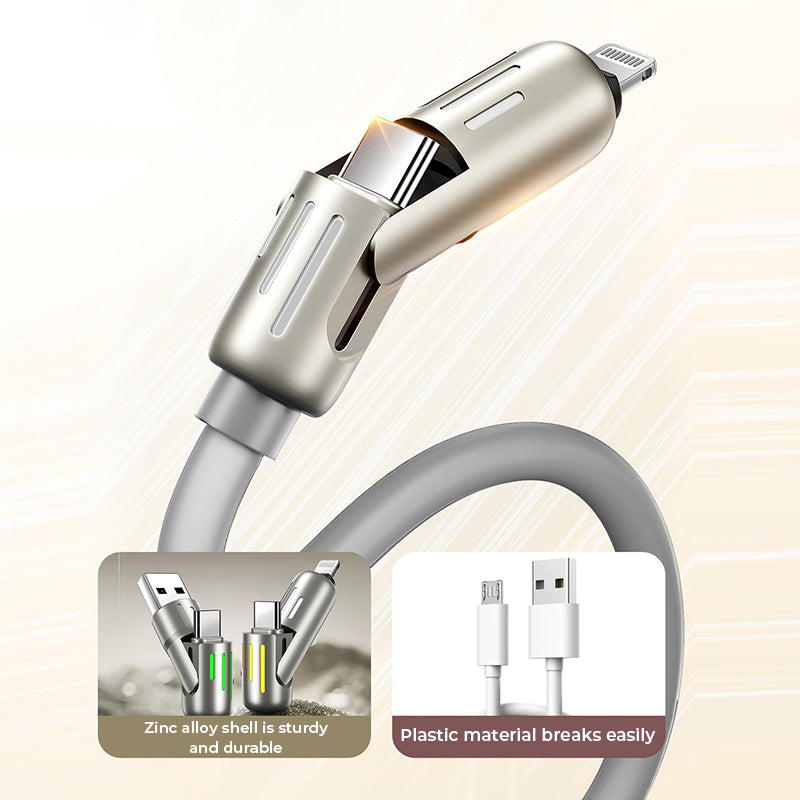 4-in-1 USB C Cable - 240W Fast Charging Solution