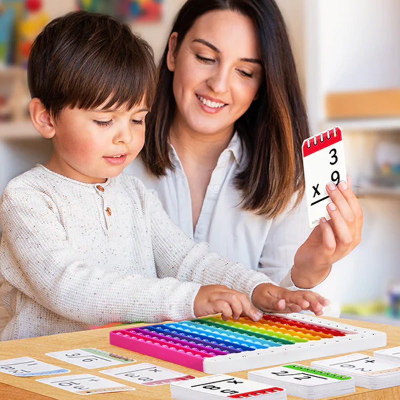 Innovative Math Learning Cards and Pop Fidget Charts for Effective Study