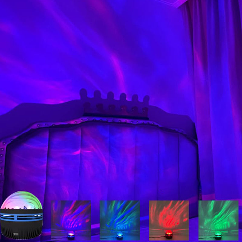Ocean Waves and Northern Lights Projection Lamp – 2 in 1 Design