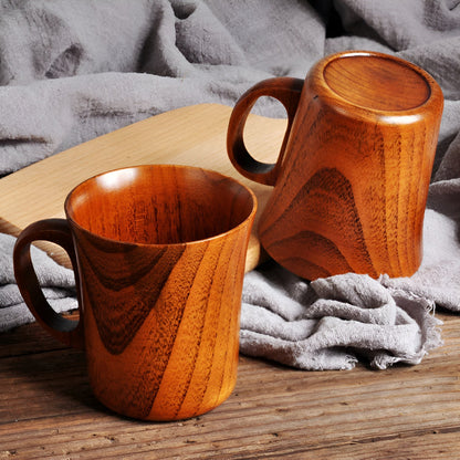Artisan Crafted Wooden Beverage Cup