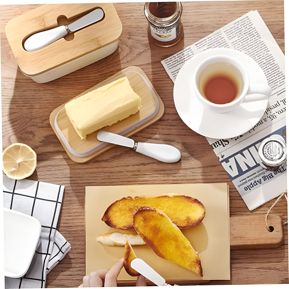 Effortless Butter Slicing Storage Solution