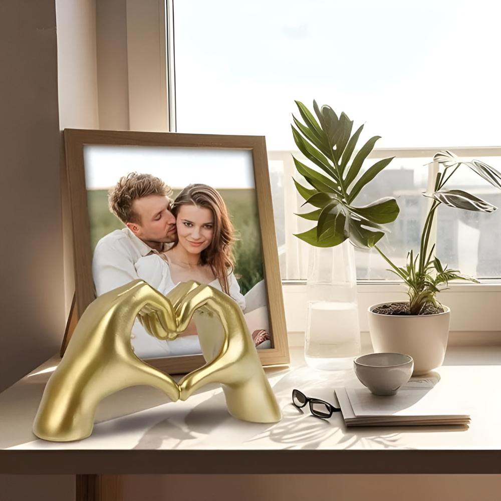 Charming Heartfelt Gesture Wall Art